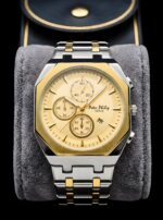 Petes Philip luxury men watch gold dial Stainless Steel Strap
