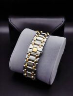 Petes Philip luxury men watch gold dial Stainless Steel Strap