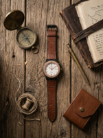 Hublot Light Gold Watch with Brown Leather Strap | Luxury Designer Wristwatch - Image 2