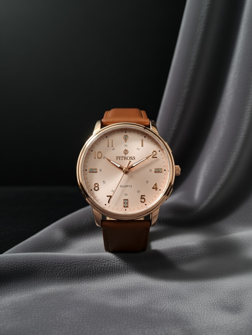 Premium Fitross Watch Leather + Rexseen Strap – Stylish & Durable Luxury Fitross Watch Leather + Rexseen Strap premium stylish wrist watch