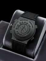 Hublot Light Gold Watch with Brown Leather Strap | Luxury Designer Wristwatch - Image 6