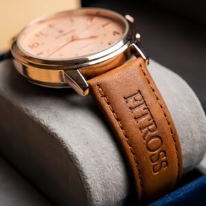 Fitross Watch Leather + Rexseen Strap premium stylish wrist watch