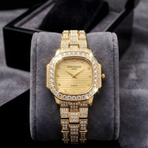 Patek Philippe ladies luxury wrist watch with elegant dial and premium metal strap
